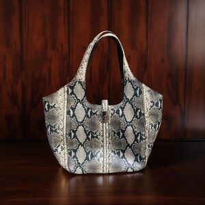 Brahmin Carla Caviar Snakeskin Felix Tote